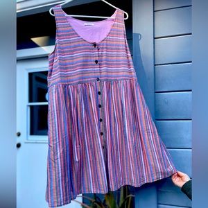 Madewell xl Cute Sleeveless striped dress